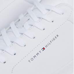 

Снікерcи Tommy Hilfiger Th Court Leather FM0FM04971 White/Desert Sky 0LE, Білий