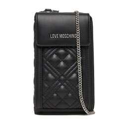 LOVE MOSCHINO Telefona somiņa LOVE MOSCHINO JC5682PP1NLA000B Melns