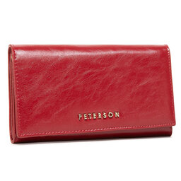 Peterson Cartera grande para mujer Peterson PL466 Red