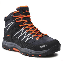 CMP Scarpe da trekking CMP Kids Rigel Mid Trekking Shoe Wp 3Q12944J Antracite/Flash Orange 47UG