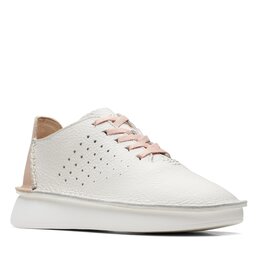 Clarks Halbschuhe Clarks Velhill Etch Off White Combi
