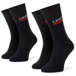 Levi's® Set 2 parov nisex visokih nogavic u Levi's® 37157-0157 Black