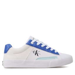 

Кросівки Calvin Klein Jeans Low Cut Lace-Up Sneaker V3X9-80564-1355 S White/Royal/Sky Blue Y605, Білий