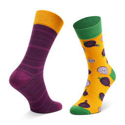 

Високі чоловічі шкарпетки Dots Socks D20WF-SX-026-X-041046 Фіолетовий