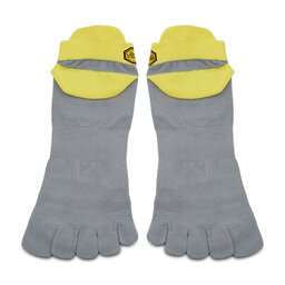 Vibram Fivefingers Calcetines cortos unisex Vibram Fivefingers Athletic No Show S21N04 Yellow/Grey