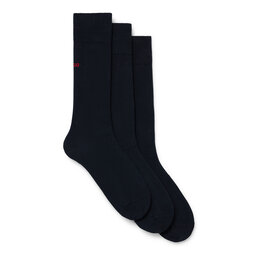 Hugo 3 pares de calcetines altos para hombre Hugo 50493253 Dark Blue 401