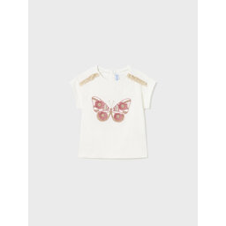 Mayoral Mayoral Camiseta 1008 Écru Regular Fit