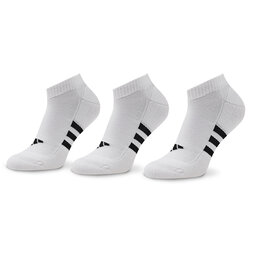 adidas Σετ 3 ζευγάρια κοντές κάλτσες unisex adidas Prf Cush Low 3P HT3449 White/White/White