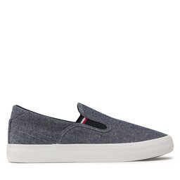 Tommy Hilfiger Πάνινα παπούτσια Tommy Hilfiger Th Hi Vulc Core Low Slip On FM0FM04734 Σκούρο μπλε