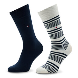 Tommy Hilfiger 2 pár hosszú szárú férfi zokni Tommy Hilfiger 701222186 Off White 001