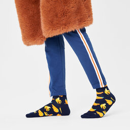 

Високі шкарпетки unisex Happy Socks BAN01-6550 Чорний