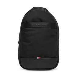 Tommy Hilfiger Ruksak Tommy Hilfiger Th Nylon Travel Sling Bag AM0AM13572 Čierna