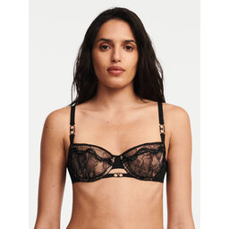 Chantelle X Chantelle X Pusiau dengta (balcony bra) liemenėlė Xtravagant C06GN7 Juoda