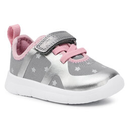 Clarks Sneakersy Clarks Ath Flux T 261515536 Pewter