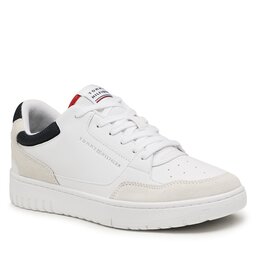 Tommy Hilfiger Sneakersy Tommy Hilfiger Th Basket Core Rwb FM0FM04730 White YBS