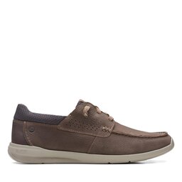 

Туфлі Clarks Gorwin Moc 26164686 Brown Nubuck, Коричневий