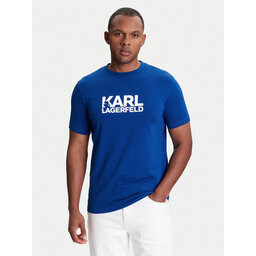 KARL LAGERFELD KARL LAGERFELD Póló 755087 553235 Kék Regular Fit