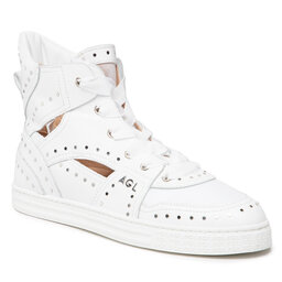 AGL Sneakersy AGL Giorgia High D936503PGKZ077F162 Multicolor Bianco