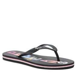 Pepe Jeans Tåsandaler Pepe Jeans Rake Letters PLS70132 Black 999