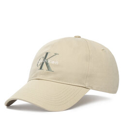Calvin Klein Cap Calvin Klein Monologo Embroidery Baseball Cap LV04G5004G Beige