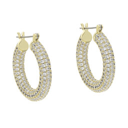 Luv AJ Σκουλαρίκια Luv AJ Pave Baby Amalfi Hoops PH18-PBAH-G Gold