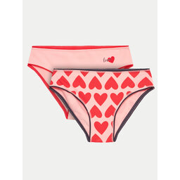 United Colors Of Benetton United Colors Of Benetton 2er-Set Damenslips 3MC10S024 Rosa