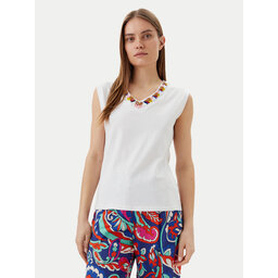 Lola Casademunt by Maite Lola Casademunt by Maite Marškinėliai MS2515021 Balta Regular Fit