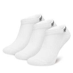 Reebok Lot de 3 paires de chaussettes basses unisexe Reebok R0356-SS24 (3-pack) Blanc