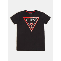 Guess Guess T-Shirt L73I55 K8HM0 Μαύρο Regular Fit