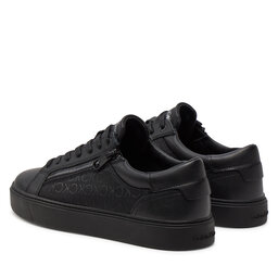 

Снікерcи Calvin Klein Low Top Lace Up W/ Zip Mono HM0HM01424 Black Stripe Mono 01J, Чорний