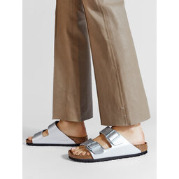Birkenstock Pantoletten Birkenstock Arizona Bs 1012283 Silberfarben