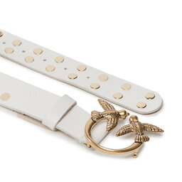 

Жіночий ремінь Pinko Love Puzzle Belt H3 20222 PLT01 1H2146.A086 Avorio Z14Q, Білий