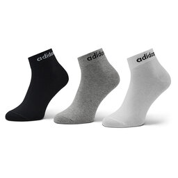 adidas Niedrige Unisex Socken adidas Think Linear Ankle Socks 3 Pairs IC1306 Grau