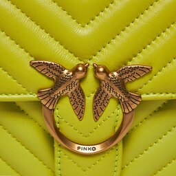 

Сумка Pinko Love One Top Handle Mini Light AI 23-24 PLTT 100071 A0GK Yellow S69Q, Зелений