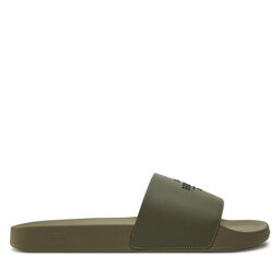 Tommy Hilfiger Šľapky Tommy Hilfiger Embroid Hilfiger 85 Pool Slide FM0FM05342 Zelená