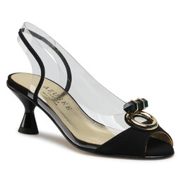 Azurée Sandalen Azurée Maniga 10FC Noir 01