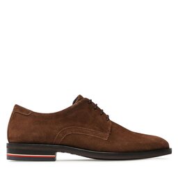 

Туфлі Tommy Hilfiger Corporate Hilfiger Suede Shoe FM0FM04434 Rockefeller Brown GW0, Коричневий
