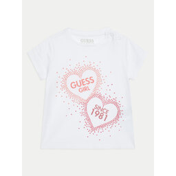 Guess Guess T-Shirt K4BI01 J1314 Λευκό Regular Fit