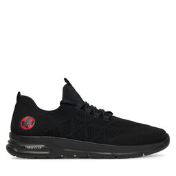 Rieker Sneakersy Rieker B7376-00 Černá