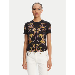 Versace Jeans Couture Versace Jeans Couture Marškinėliai 78HAH6P8 Juoda Slim Fit