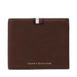 Tommy Hilfiger Didelė Vyriška Piniginė Tommy Hilfiger Th Prem Lea Cc Flat And Coin AM0AM11270 GT8