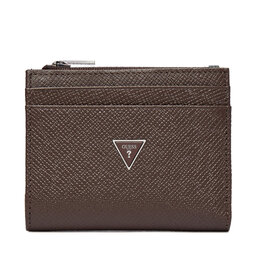Guess Geldbörse Guess SMMISB LEA03 Dunkelbraun