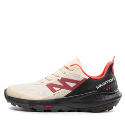 

Трекінгові черевики Salomon OUTpusle GTX GORE-TEX 415881 Bleached Sand/Black/Poppy Red, Кольоровий