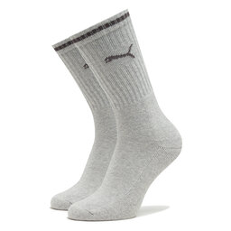 

Набір з 3 пар низьких шкарпеток unisex Puma Sport Crew Stripe 3P 907941 Anthracite / Grey 03, Сірий