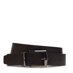 Tommy Hilfiger Pánský pásek Tommy Hilfiger Denton Rev 3.5 AM0AM12549 Hnědá