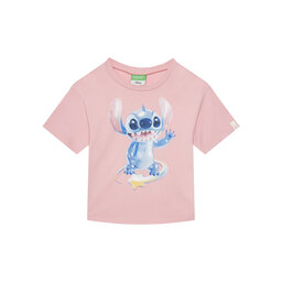 United Colors Of Benetton United Colors Of Benetton T-Shirt 35RYC10MV Rosa Boxy Fit