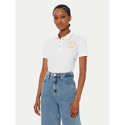 Versace Jeans Couture Versace Jeans Couture Polo marškinėliai 78HAGT00 Balta Regular Fit