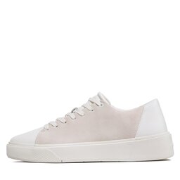

Снікерcи Calvin Klein Low Top Lace Up Lth Mix HM0HM01005 Triple White 0K4, Сірий
