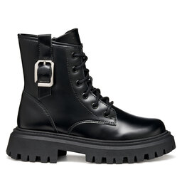 Geox Polokozačky Geox J Maquinnens J56M6C 000CN C9999 S Černá