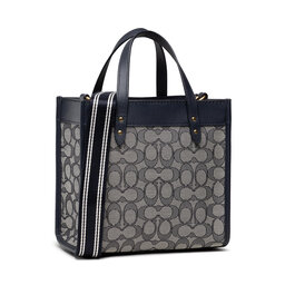 

Сумка Coach Sig Jcqrd Fld Tot 22 C3865 B4/Navy Midnight Navy, Сірий
